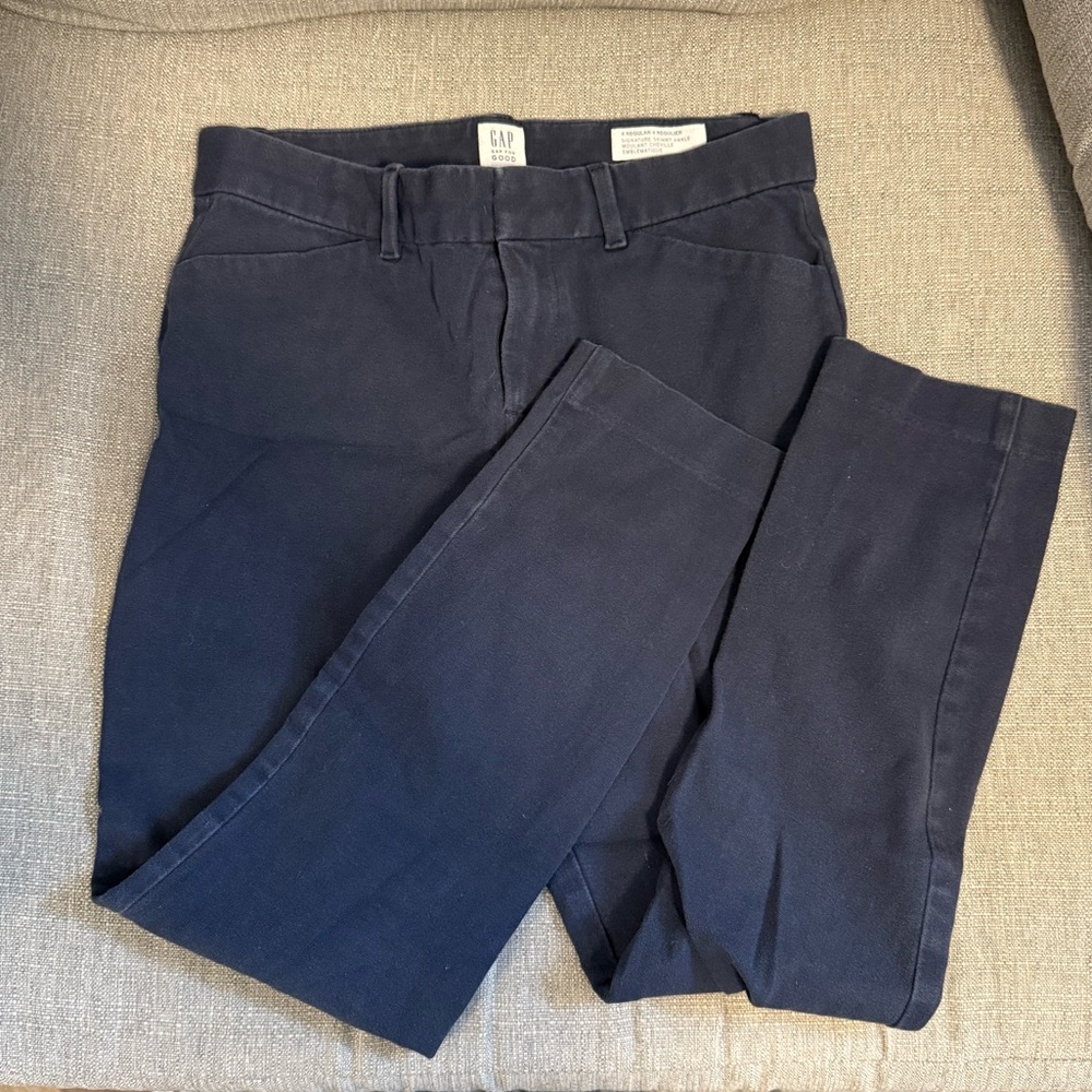 Gap Signature Skinny Ankle Jeans | Navy Blue | Size 4R